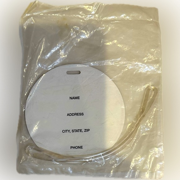 VTG HOUSTON ROCKETS SOUTHWEST AIRLINES LUGGAGE TAG NBA BASKETBALL GAME ENTRY GIF - Picture 6 of 6